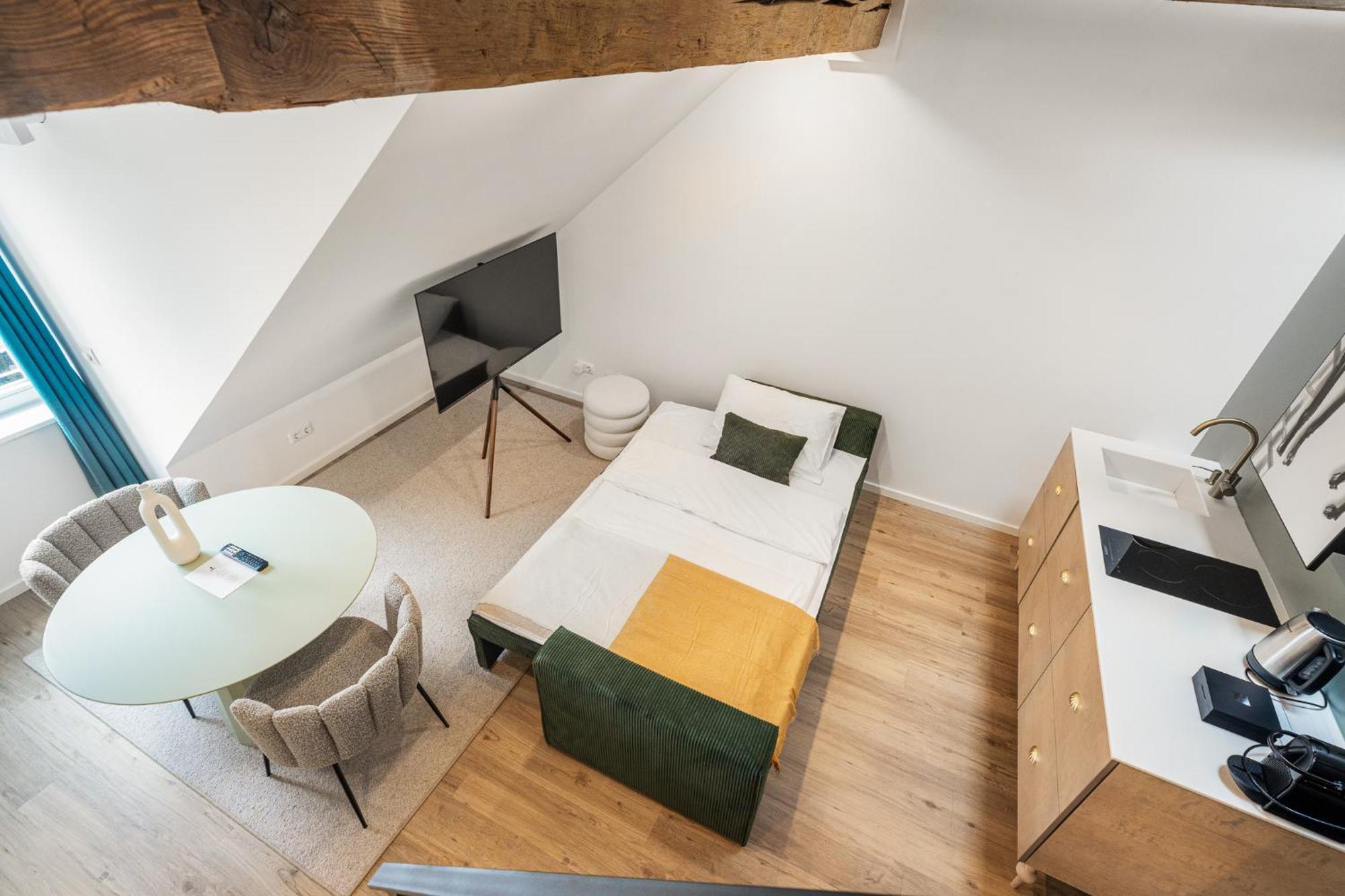 ميونيخ Kalm Stay - A Design Aparthotel الغرفة الصورة